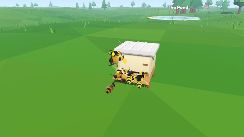 Wasps attacking the hive entrance while guard bees grapple with them on the landing board